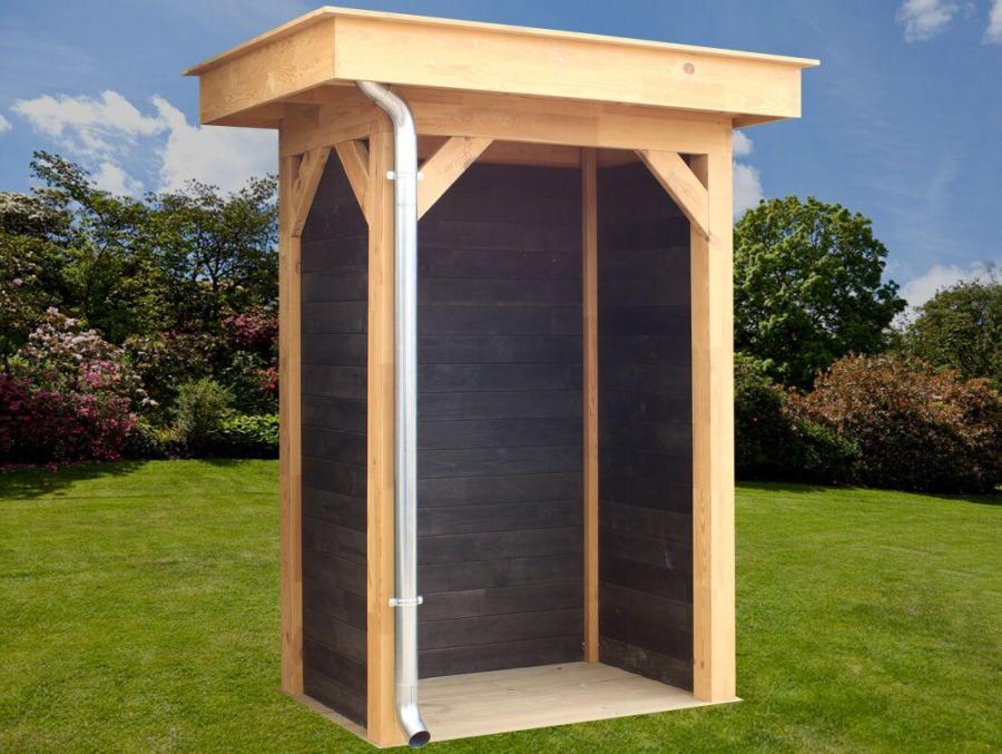 Platdak afvoer set zink