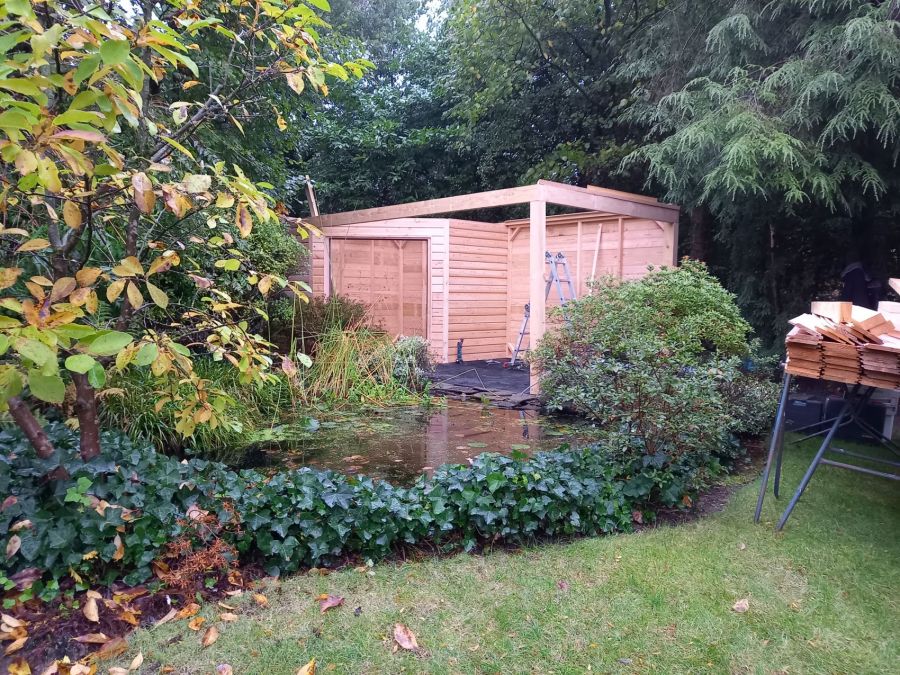 Luxe Tuinhuis met Overkapping in Rozendaal