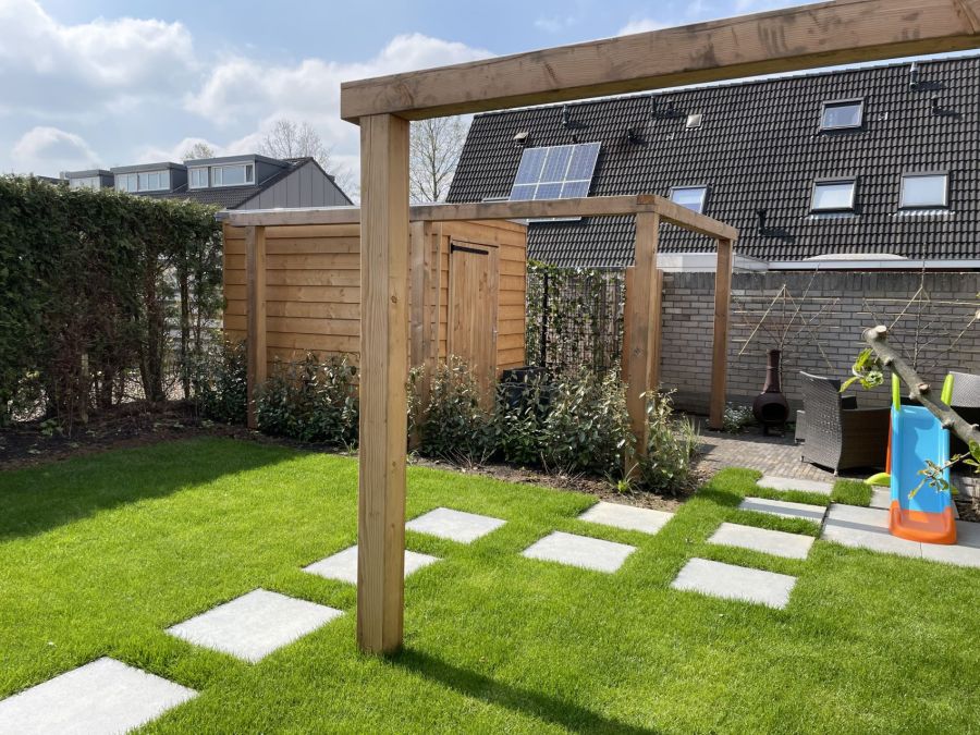 Modern Douglas Tuinhuis in Vorden