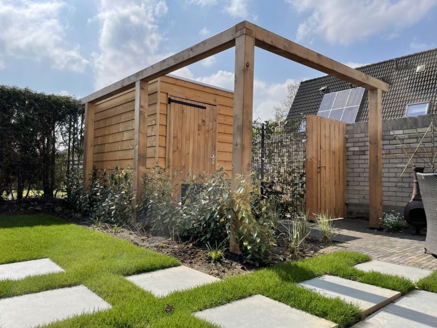 Modern Douglas Tuinhuis in Vorden